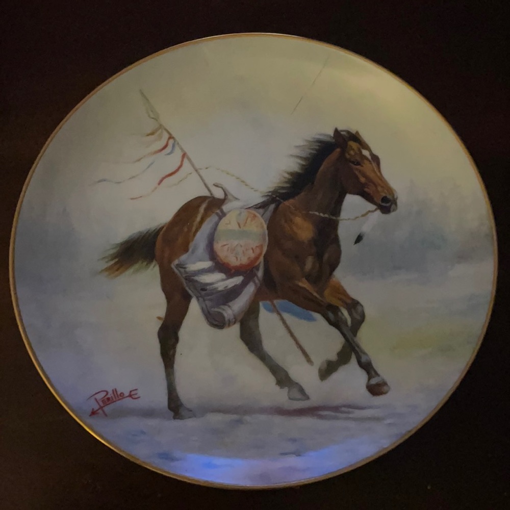 Free Spirit by Perillo numbered Collector’s Plate